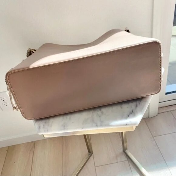 Simkhai Beige Biscotti Britt Wide Macrame Interchangeable Strap Leather Tote Bag - Picture 12 of 12